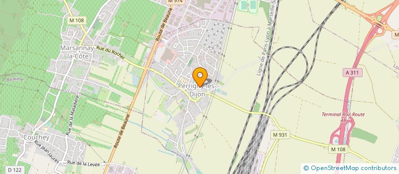 localisation de l'entreprise LLC  PERRIGNY-LES-DIJON