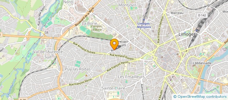 localisation de l'entreprise LLC HOLDING à LIMOGES