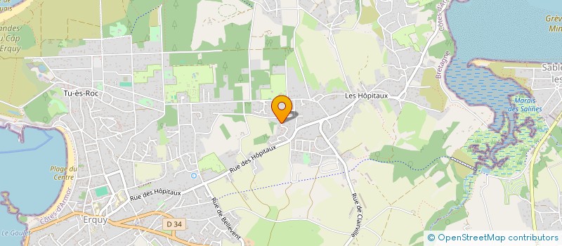 localisation de l'entreprise LLC PERRIN COMPAGNIE  ERQUY