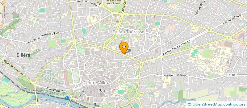 localisation de l'entreprise LLC PHARMA à PAU