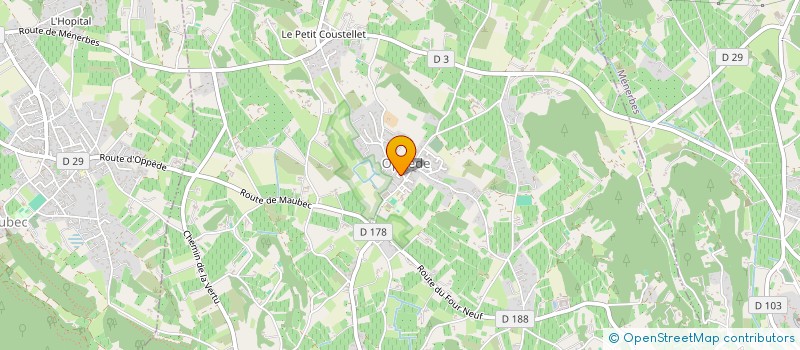 localisation de l'entreprise LLC1 IMMO  OPPEDE