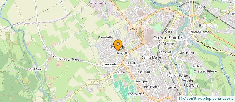 localisation de l'entreprise LLCM  OLORON-SAINTE-MARIE