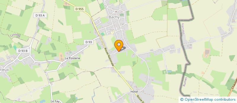 localisation de l'entreprise LLCM  BACHY