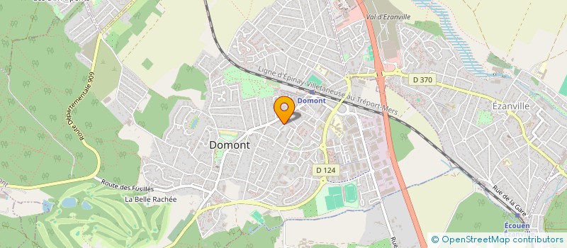 localisation de l'entreprise LLCP  DOMONT