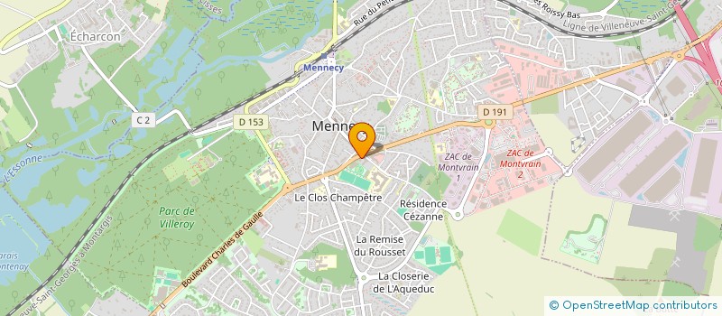 localisation de l'entreprise LLD à MENNECY