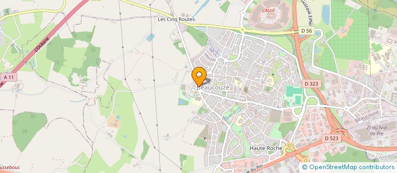 localisation de l'entreprise LLD à BEAUCOUZE