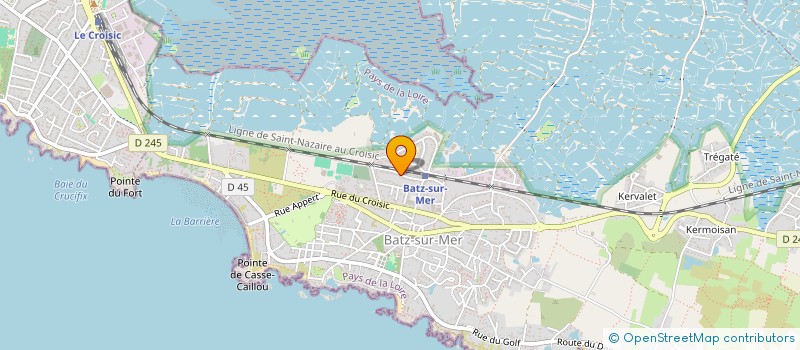 localisation de l'entreprise LLD  BATZ-SUR-MER