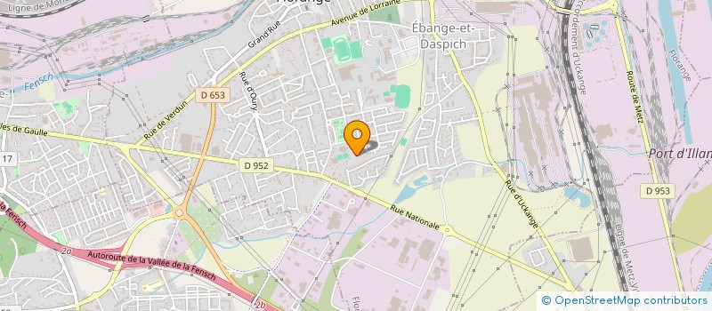 localisation de l'entreprise LLD  FLORANGE