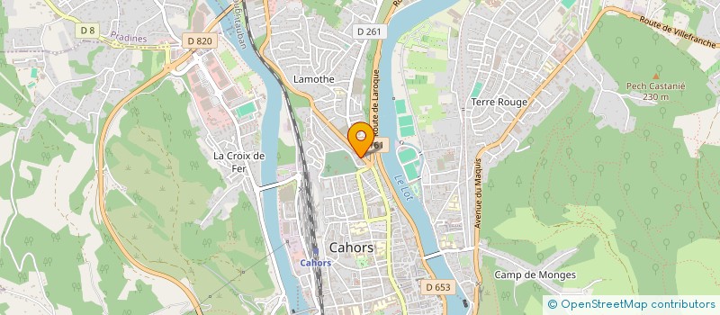 localisation de l'entreprise LLD ASSURANCES  CAHORS