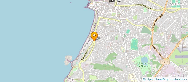 localisation de l'entreprise LLD CONSEIL à BIARRITZ
