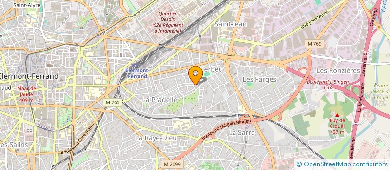 localisation de l'entreprise LLD INVEST  CLERMONT-FERRAND