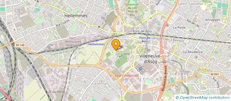 localisation de l'entreprise LLD PARC DU JARDIN  LILLE