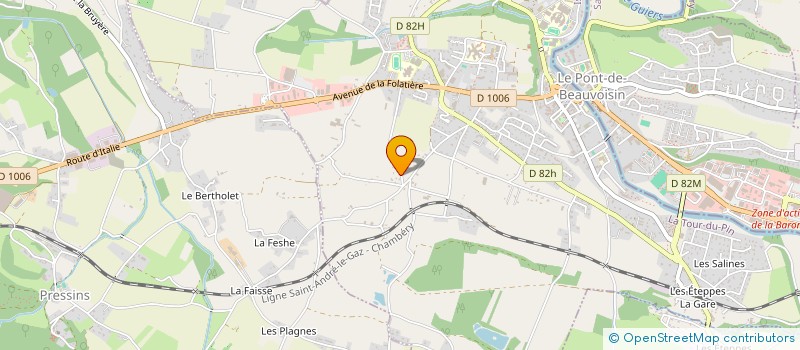 localisation de l'entreprise LLD STOCK  LE PONT-DE-BEAUVOISIN