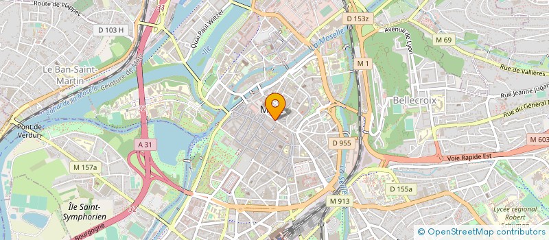 localisation de l'entreprise LLDCMETZ  METZ