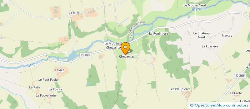 localisation de l'entreprise LLDE  LE PETIT-PRESSIGNY