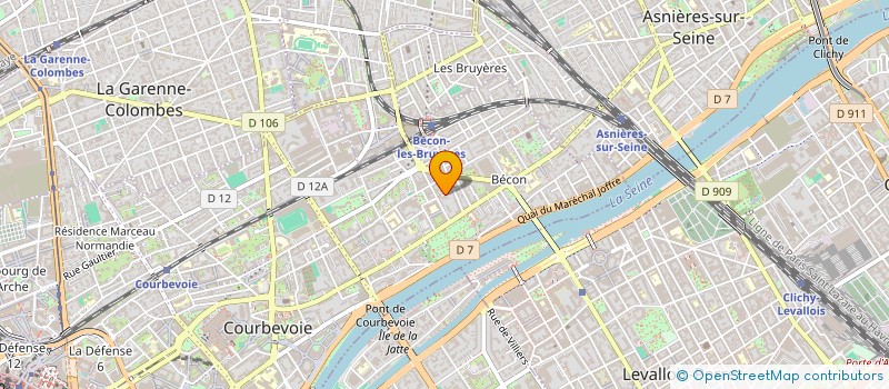 localisation de l'entreprise LLDES à COURBEVOIE