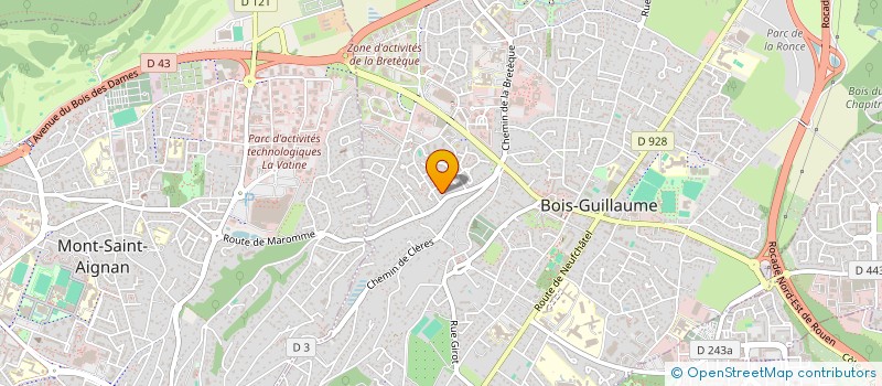 localisation de l'entreprise LLDO à BOIS-GUILLAUME