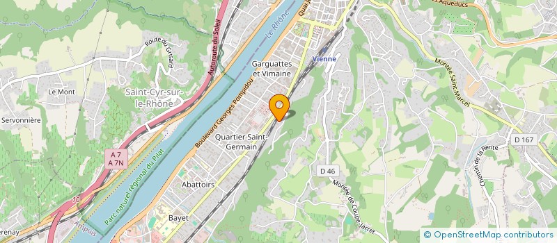 localisation de l'entreprise LLDP  VIENNE