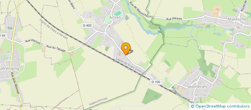 localisation de l'entreprise LLDP  ARTRES