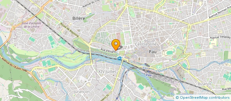localisation de l'entreprise LLDVM PATRIMOINE à PAU