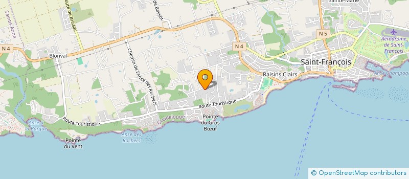 localisation de l'entreprise LLDVO  SAINT-FRANCOIS