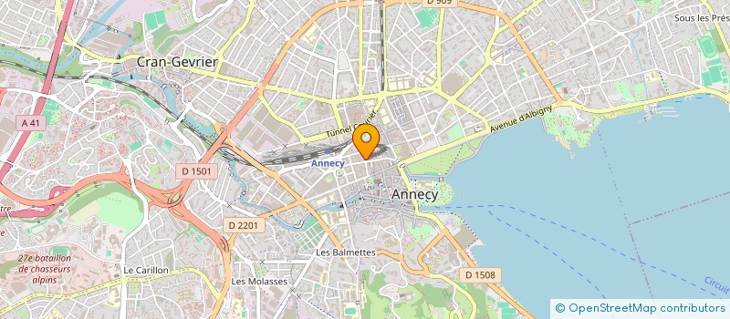 localisation de l'entreprise LLED ANNECY à ANNECY