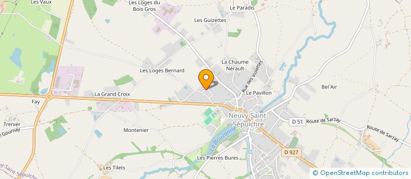 localisation de l'entreprise LLEDO à NEUVY-SAINT-SEPULCHRE