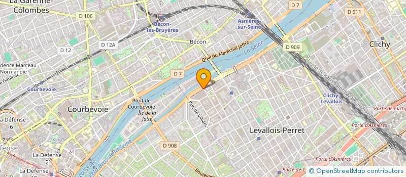 localisation de l'entreprise LLEDO AGUILLAR BORDIER ANDREE à LEVALLOIS-PERRET
