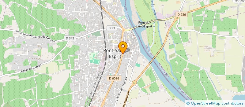 localisation de l'entreprise LLEDO ET CIE à PONT-SAINT-ESPRIT