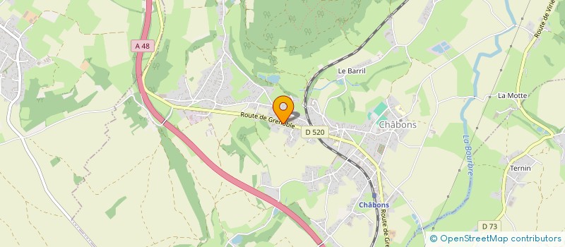 localisation de l'entreprise LLEM  CHABONS