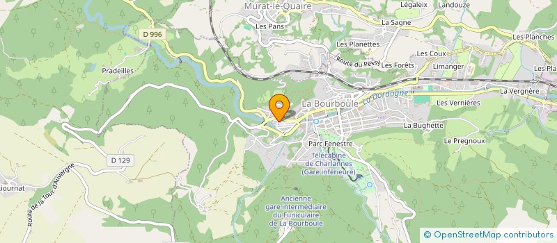 localisation de l'entreprise LLEM IMMO  LA BOURBOULE