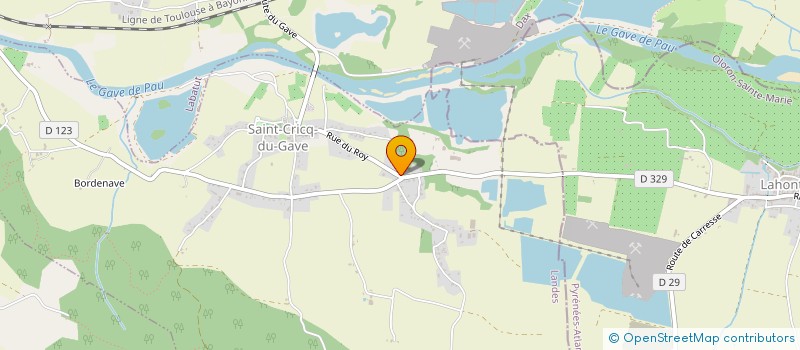 localisation de l'entreprise LLESET  SAINT-CRICQ-DU-GAVE
