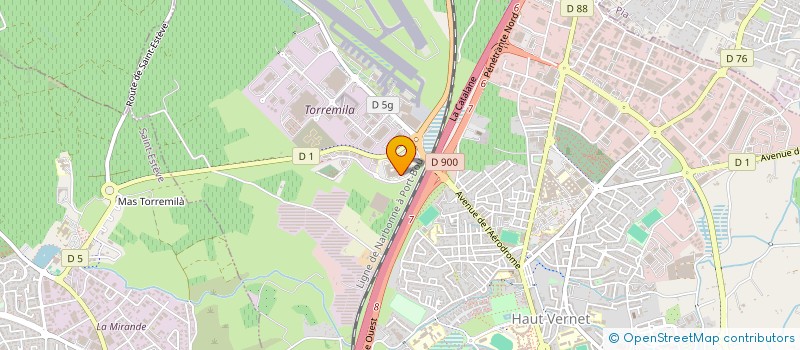 localisation de l'entreprise LLEVANERA  PERPIGNAN