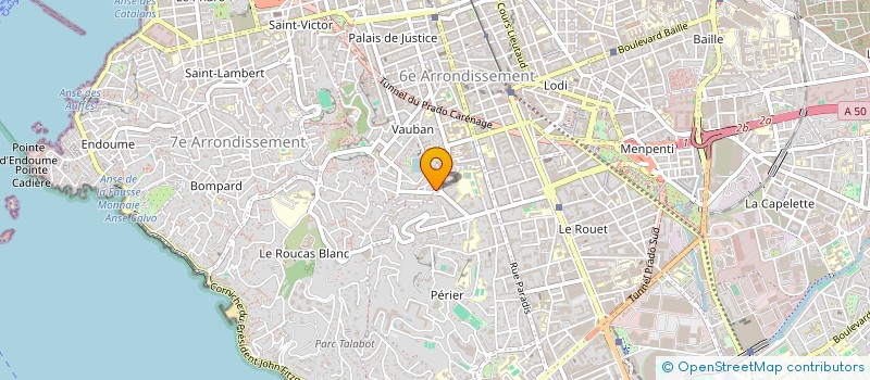 localisation de l'entreprise LLF DESIGN à MARSEILLE