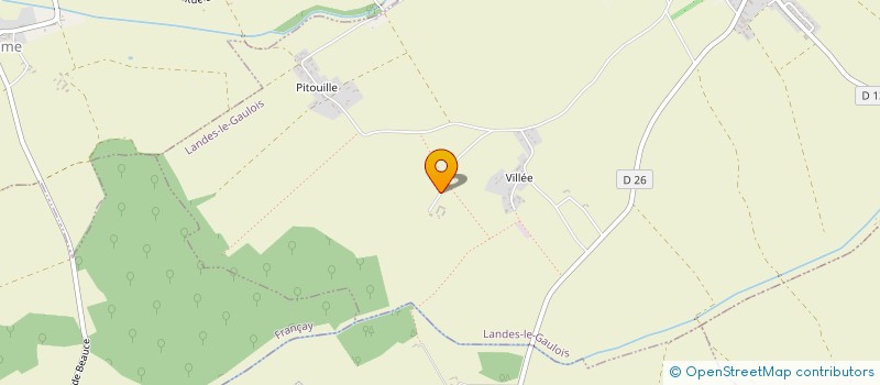 localisation de l'entreprise LLG  LANDES LE GAULOIS