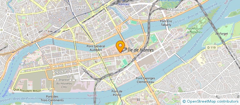 localisation de l'entreprise LLG  NANTES