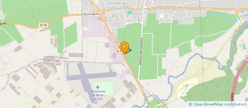 localisation de l'entreprise LLG  LA FARE-LES-OLIVIERS