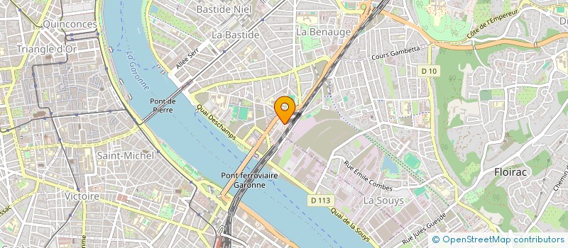 localisation de l'entreprise LLG  BORDEAUX