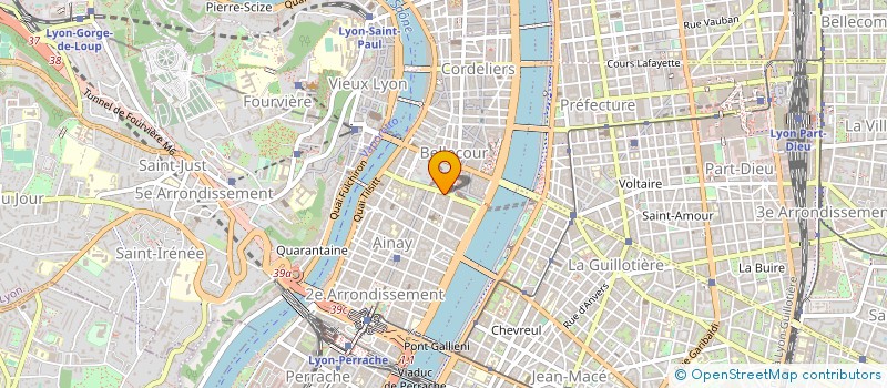 localisation de l'entreprise LLG CONSEIL (LOUIS LE GRAND CONSEIL) à LYON