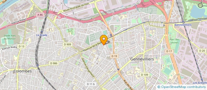localisation de l'entreprise LLG CONSULTING à ASNIERES-SUR-SEINE