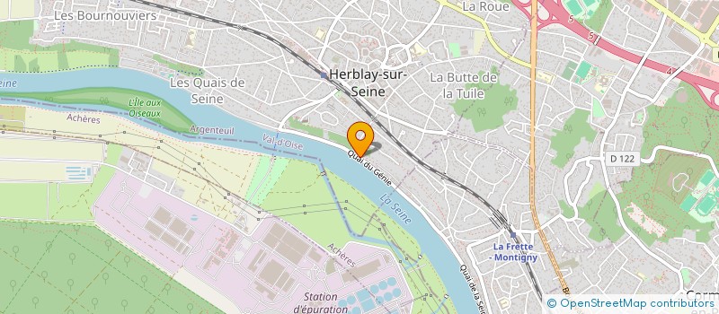 localisation de l'entreprise LLG GESTION+  HERBLAY-SUR-SEINE