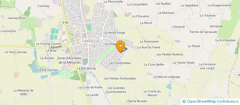 localisation de l'entreprise LLG IMMO  MELESSE