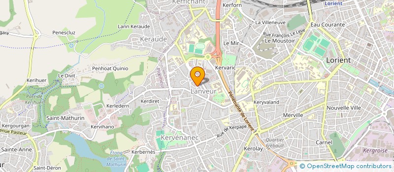 localisation de l'entreprise LLG TAXI à LORIENT