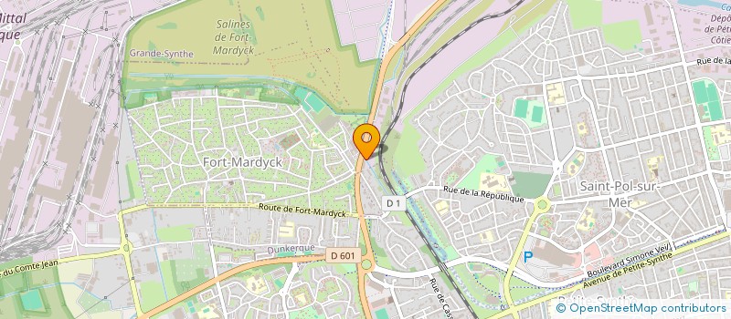 localisation de l'entreprise LLH OPALE SERVICES à DUNKERQUE