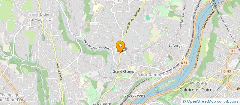 localisation de l'entreprise LLHA  SAINT-CYR-AU-MONT-D'OR