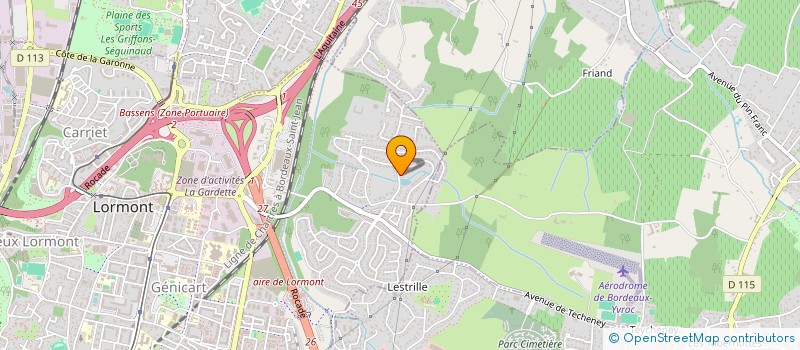 localisation de l'entreprise LLI  LORMONT