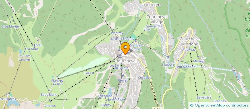 localisation de l'entreprise LLI à COURCHEVEL