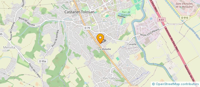 localisation de l'entreprise LLI CONSEIL à CASTANET-TOLOSAN