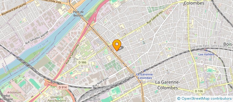 localisation de l'entreprise LLI CONSULTING  COLOMBES