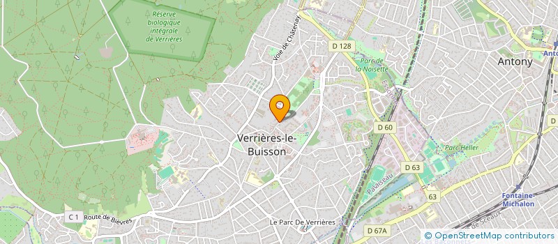 localisation de l'entreprise LLIAUX à VERRIERES-LE-BUISSON